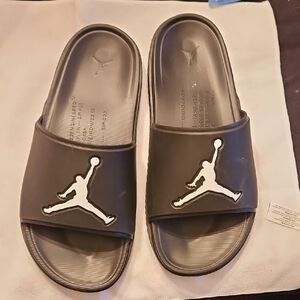 Jordan Black Slide Sandals